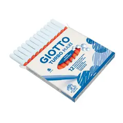 Pennarelli Turbo Maxi Giotto - 12 Pezzi • Arancione