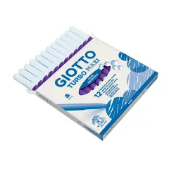 Pennarelli Turbo Maxi Giotto - 12 Pezzi • Viola