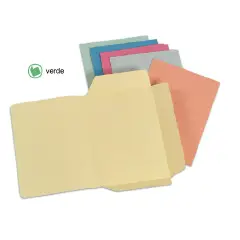 Cartelline 3 Lembi Verde con Stampa 50Pezzi
