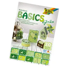 Cartoncini Creativi Verde 24x34 cm – 30 Fogli Assortiti per Lavoretti e Decorazioni