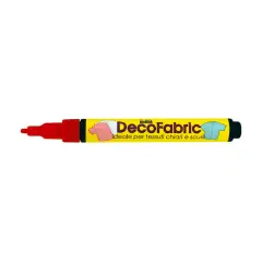 Pennarello per Tessuti - Punta 3 mm - Rosso | Marker Permanente per Stoffa