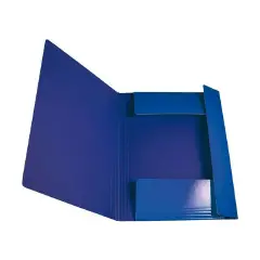 Cartella Presspan con Elastico Blu