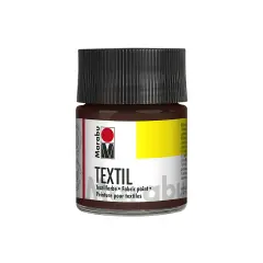 Marabu Textil Colore per Tessuto – Flacone 50 ml Marrone