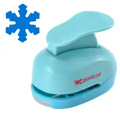 Fustella Maxi 76 mm – Fiocco di Neve Giodikrea per Scrapbooking e Progetti Creativi