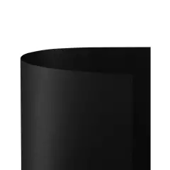 Cartoncino Bristol Liscio 200 gr - 25 Fogli 50x70 cm - Nero