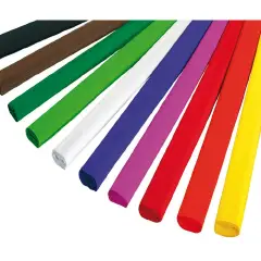 Carta Crespa Giodikrea – 10 Colori Assortiti – 10 Rotoli – 40 gr
