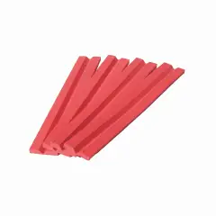 Coprispigoli in EVA Rosso, Set 4 Profili Paraspigoli da 150 cm con Collante