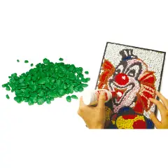 Sassolini per Mosaico Verde 5/8 mm – 1 kg