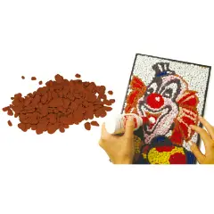 Sassolini per Mosaico Marrone 5/8 mm – 1 kg