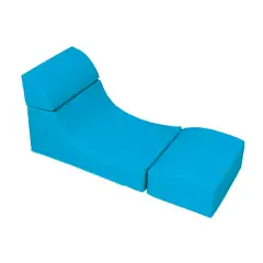 Chaise Longue Morbida Richiudibile Azzurro