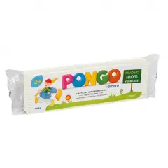 Plastilina Pongo By Giotto – Panetto 350 g Bianco | 100% Vegetale e Sicura