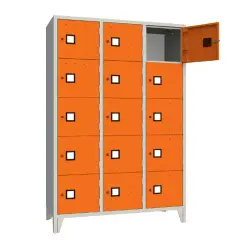 Armadio Casellario Quadro 15 Posti - Ante Arancio - Conforme CAM
