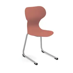Sedia Mia Cantilever Misura 6 Rossa – Sedia Ergonomica per Scuole