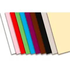 Cartoncino Colorato Premium Liscio Assortimento Integrativo - 30 Fogli 70x100 cm