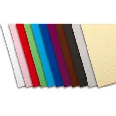 Cartoncino Colorato Premium Liscio-Ruvido cm. 35x50 Assortimento Integrativo 30 Fogli