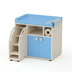 Mobile Nido Infanzia Kubò Fasciatoio Deluxe con Scaletta Sinistra - Conforme CAM