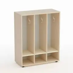 Mobile Scuola Spogliatoio Kubò Betulla a Giorno Magnolia - Conforme CAM