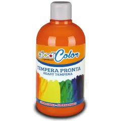Colore a Tempera Giodicolor Arancio 500 ml – Tempera Pronta Superlavabile