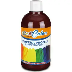 Colore a Tempera Giodicolor Siena Bruciata 500 ml – Tempera Pronta Superlavabile