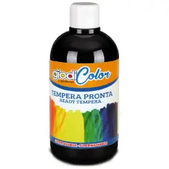 Colore a Tempera per Bambini Giodicolor 500 ml. Nero