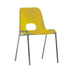 Sedia Impilabile Kastilene - Altezza 42 cm – Gialla