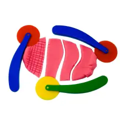 Set 3 Rotelle Cutter per Plastilina – Taglio Dritto