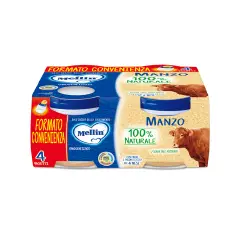 Omogeneizzato Carne Manzo Mellin - 80g x 4
