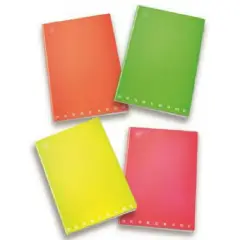 Quaderno Maxi Monocromo Fluo - 42 Fogli - Quadretto 5mm (A4)