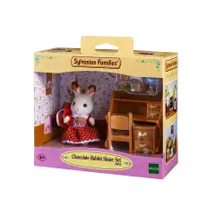 Sorella Coniglio Cioccolato + Scrivania - Sylvanian Families