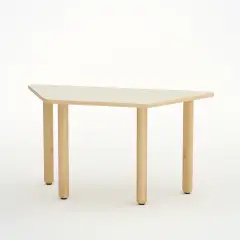 Tavolo Scuola Infanzia Trapezio Magnolia – Misura 1, Altezza 46 cm