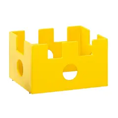 Cappello Decorativo Dentato Giallo per Mobile Scuola Infanzia