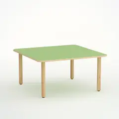 Tavolo Forma Quadrato H 55 cm – Misura 3 - Verde - Conforme CAM