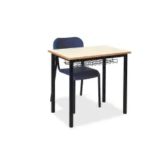 Banco Monoposto 600 H 58 cm - Sottopiano in Griglia – Scuola Primaria - CAM