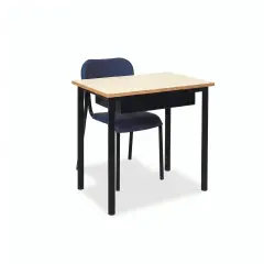 Banco Monoposto 600 H 76 cm - Sottopiano in Lamiera – Secondaria di Secondo Grado - CAM