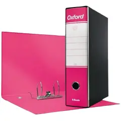 Registratore con Custodia Oxford Fuxia - Dorso 8 cm - Formato A4