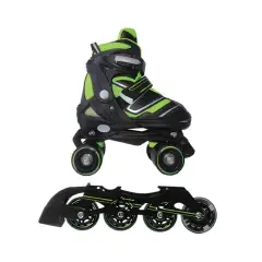 Pattini Converibili 2in1 Reverse Verde Lime Taglia M 34/37