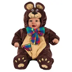 Costume Happy Teddy Superbaby - Taglia 6/9 Mesi
