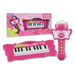 Tastiera 24 Tasti con Microfono Karaoke i Girl