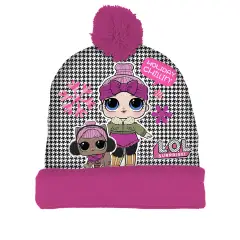 Cappello con Risvolto e Pon Pon Lol