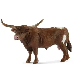 Schleich Toro Texas Longhorn - Miniatura Realistica in Resina