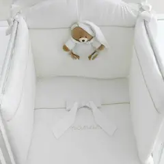 COMPLETO PIUMONE E PARACOLPI SFILABILE TATO BIANCO