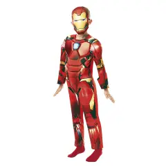Costume Iron Man Deluxe per Bambini - Taglia M - 5/6 anni