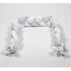 Riduttore a Treccia Lettino Cuore Mio Grigio Billo e Pallina