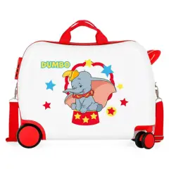 Dumbo Circus Trolley da Viaggio Cavalcabile Abs 4 Ruote