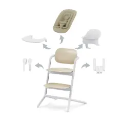 Seggiolone Lemo Set 4in1 Sand White Cybex
