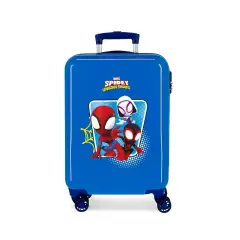 Spidey Team Up Trolley da Cabina Abs 55 cm. 4 Ruote Blu