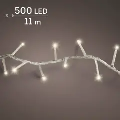 Lumineo Compact Twinkle 500 LED Bianco Caldo 11 m