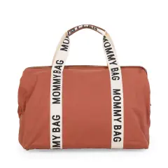Mommy Bag Borsa Fasciatoio con Materassino – Tela Terracotta Childhome