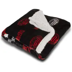 Plaid 130x160 Agnellato A.C.Milan con Banderoll
