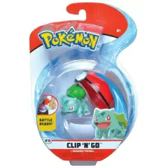 Pokemon Clip N Go: Bulbasaur #4 & Poké Ball